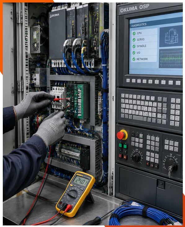 Ремонт систем ЧПУ Okuma OSP в Шахтах